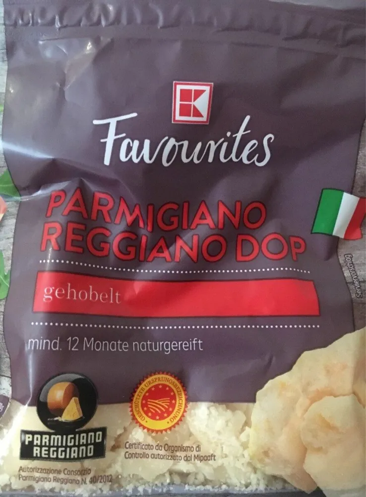 Parmigiano reggiano DOP gehobelt