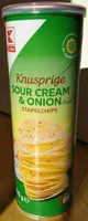 Knusprige Sour Cream & Onion Style Stapelchips