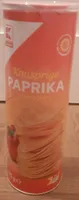 Knusprige paprika stapelchips