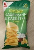 Geriffelte Sauerrahm & Käsestyle Chips