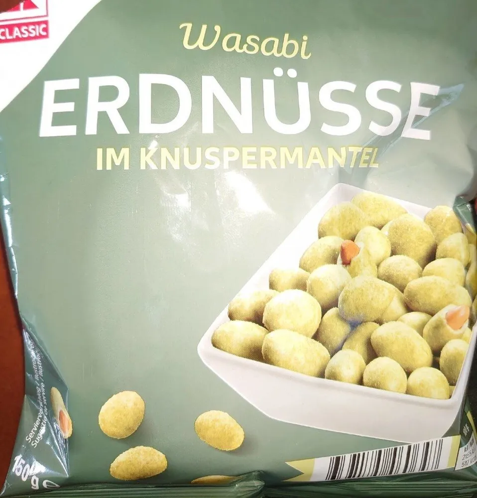 Wasabi Erdnüsse im Knuspermantel