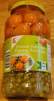Erbsen Fein mit Pariser Karotten