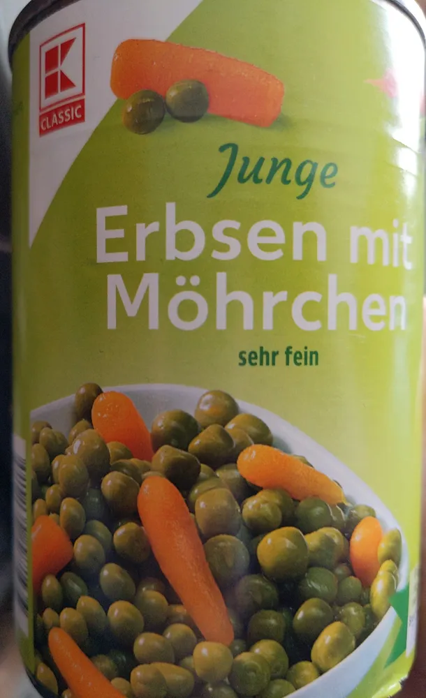 Erbsen und Möhren