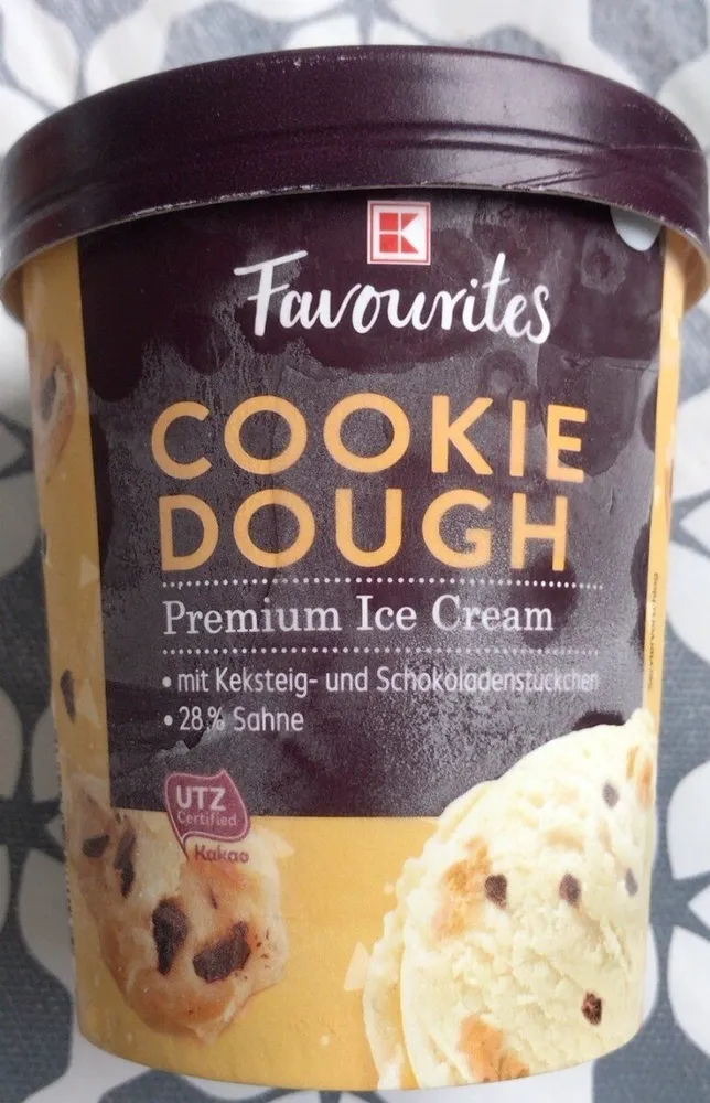 Cookie dough premium ice cream