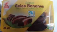 Schoko Gelee Bananen umhüllt mit feiner Zartbitterschokolade