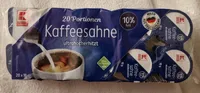 Kaffeesahne, Kondensmilch