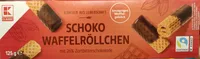 Schoko Waffelröllchen