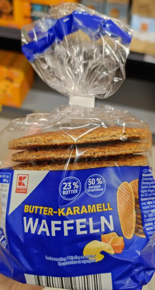Butter-Karamell Waffeln