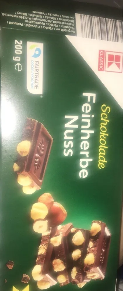Schokolade Feinherbe Nuss