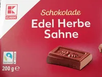 Schokolade Edel Herbe Sahne