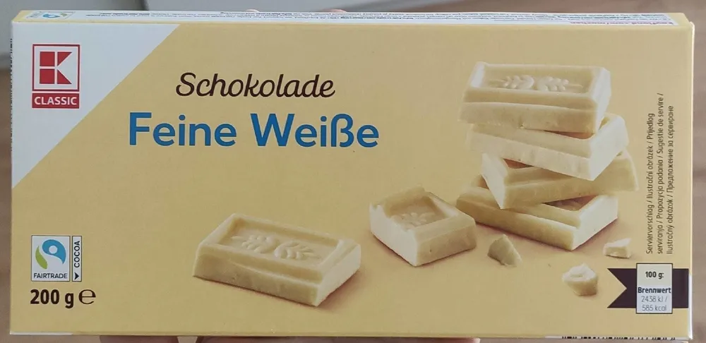 Schokolade Fine Weisse