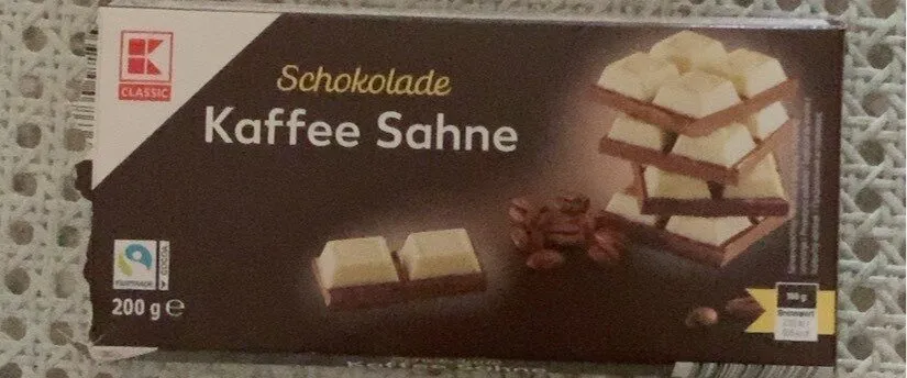 Kaffee-Sahneschokolade