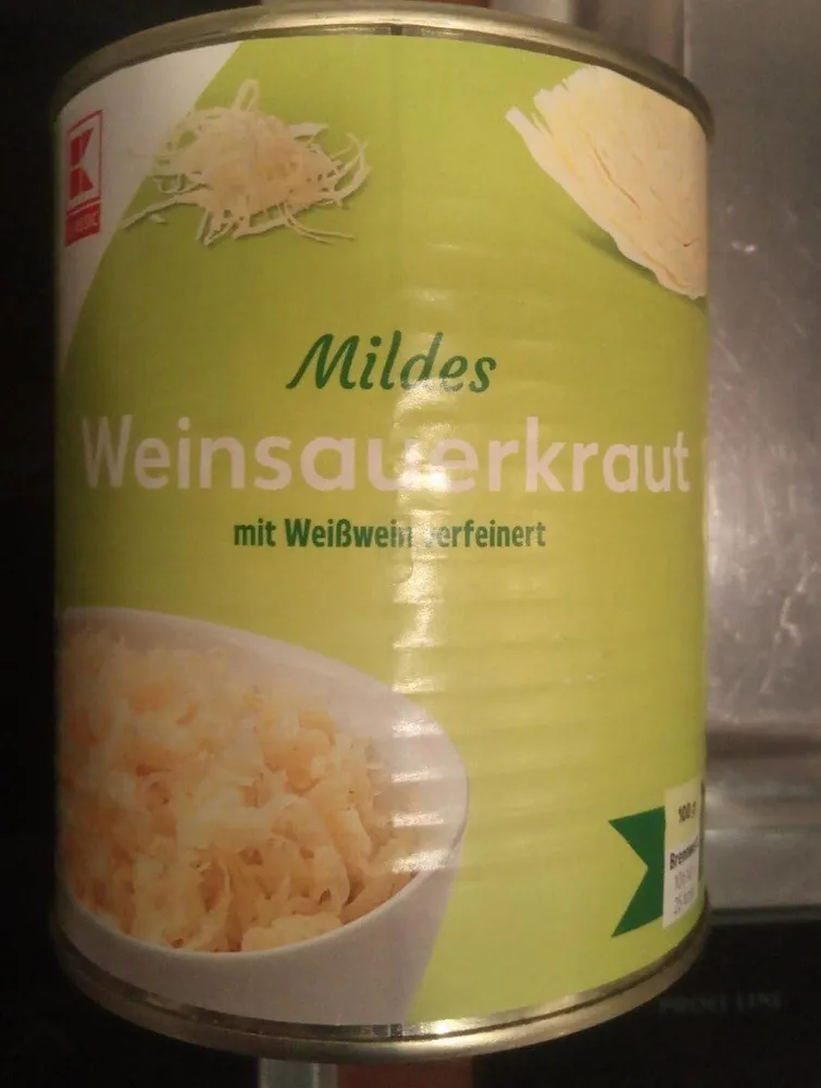 Mildes Weinsauerkraut