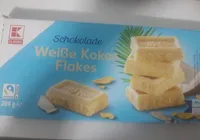 Schokolade Weiße Kokos Flakes