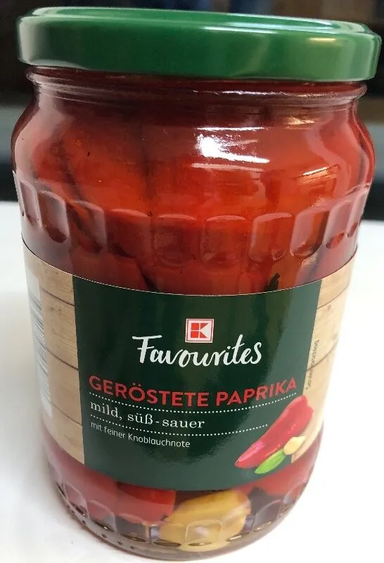 Paprika geröstet