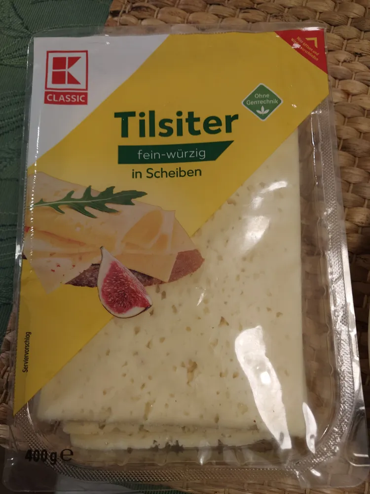 Tilsiter fein-würzig in Scheiben