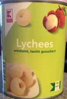 Lychees entsteint, leicht gezuckert