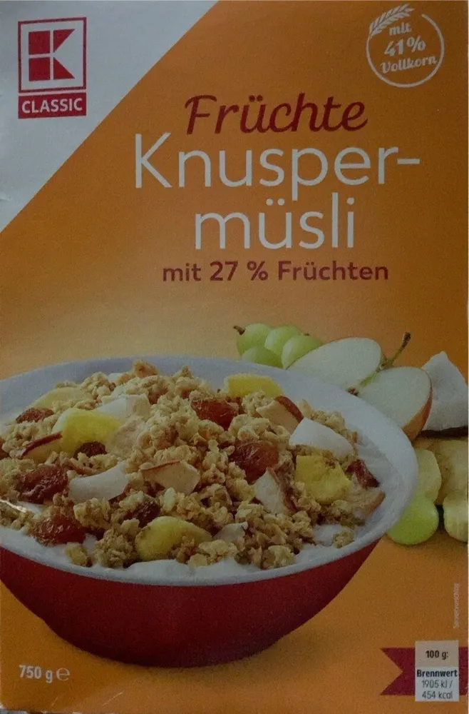 Früchte Knuspermüsli