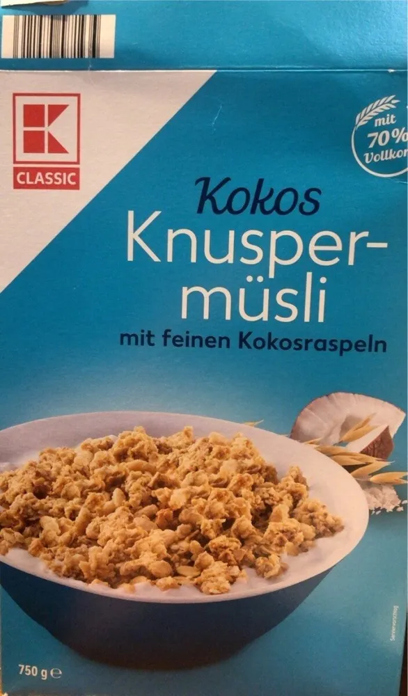 Kokos Knuspermüsli