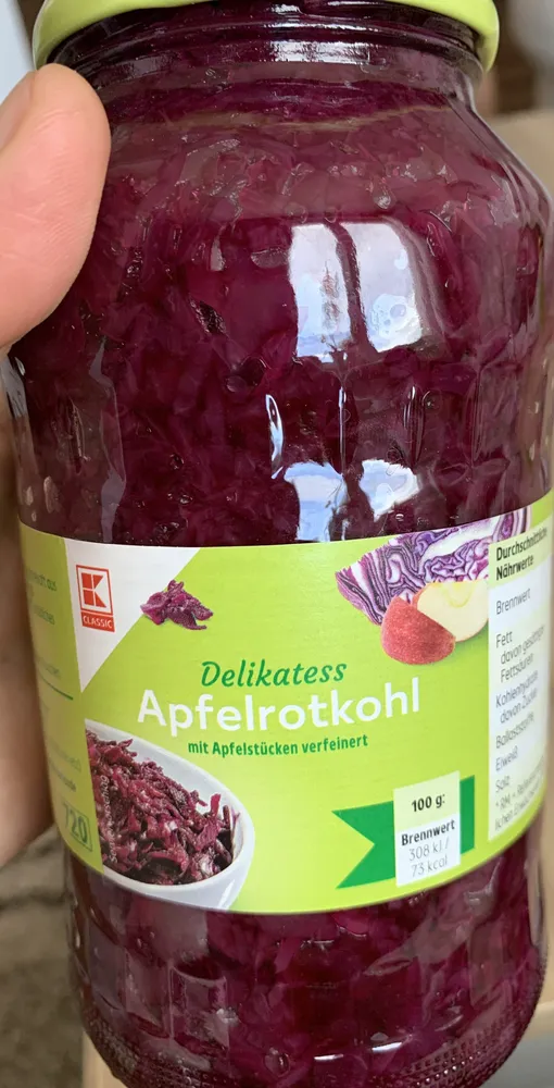 Apfelrotkohl