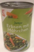 Junge Erbsen mit Möhrchen