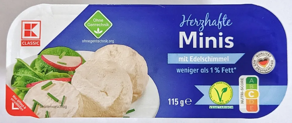 Herzhafte Harzer Käse Minis mit Edelschimmel