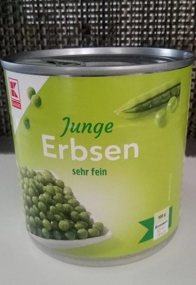 Junge Erbsen