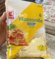 Mozzarella mild gerieben