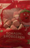 Schaum Erdbeeren