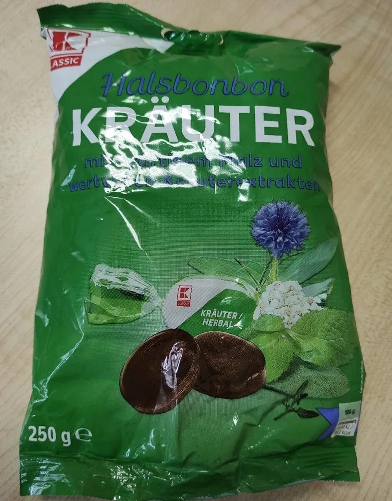 Halsbonbon Kraeuter