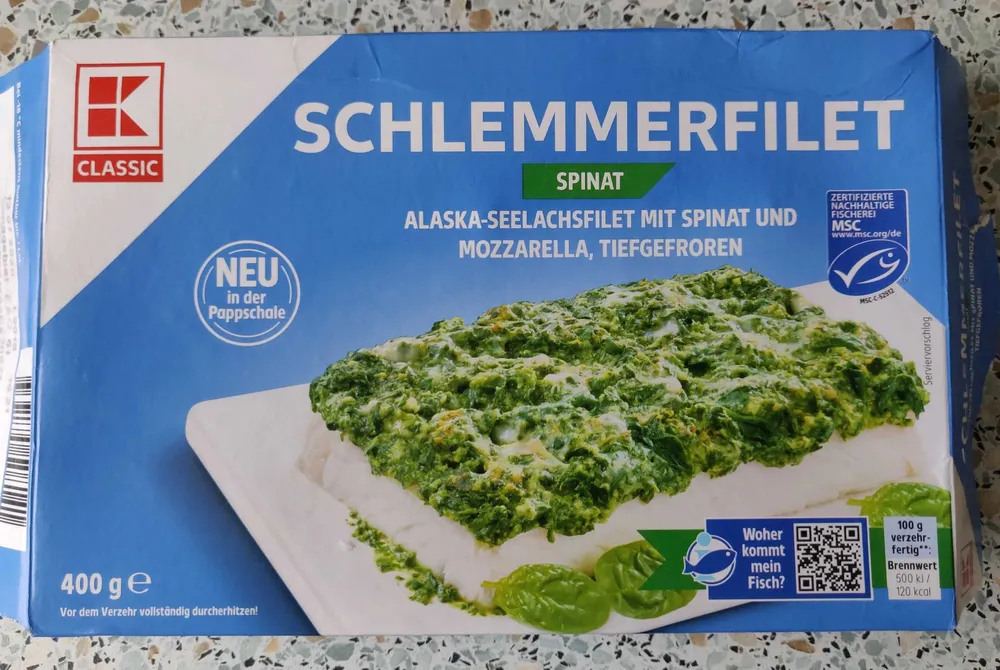 Schlemmerfilet Spinat