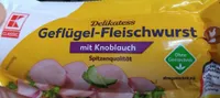 Delikatess Geflügel-Fleischwurst mit Knoblauch