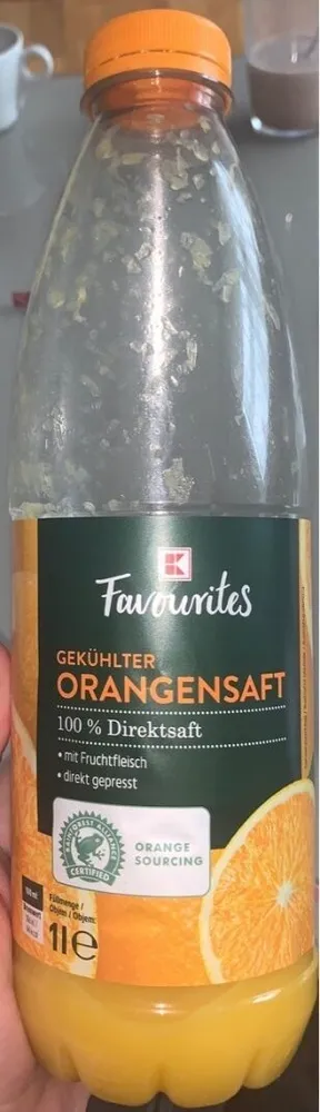 Gekühlter Orangensaft