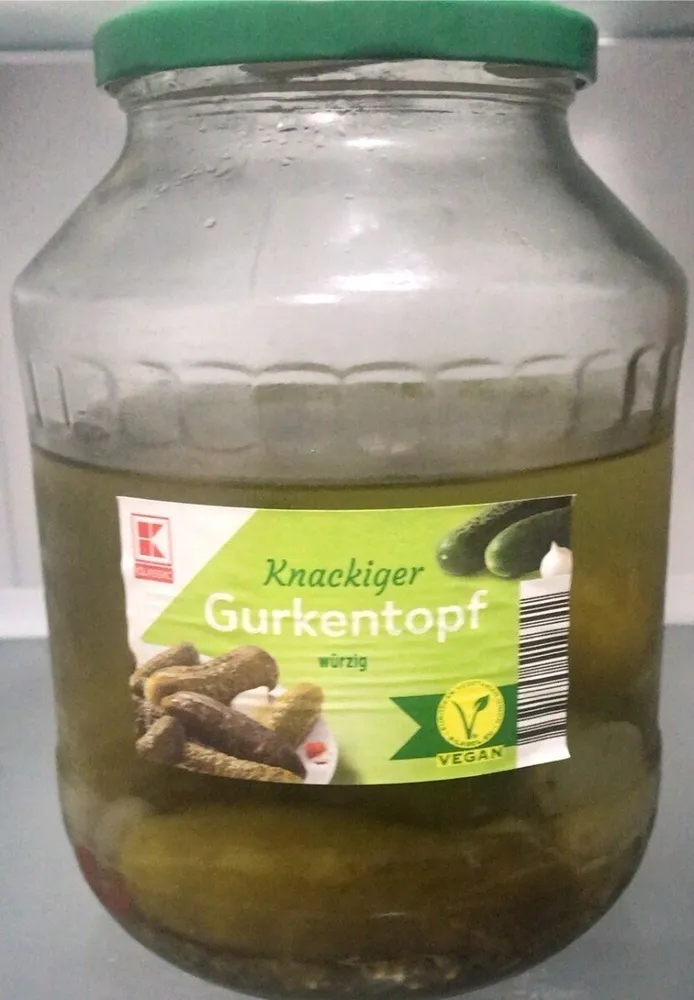 Knackiger Gurkentopf