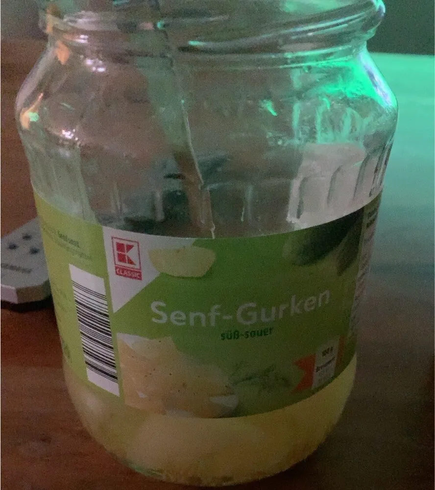 Senf-Gurken süß-sauer