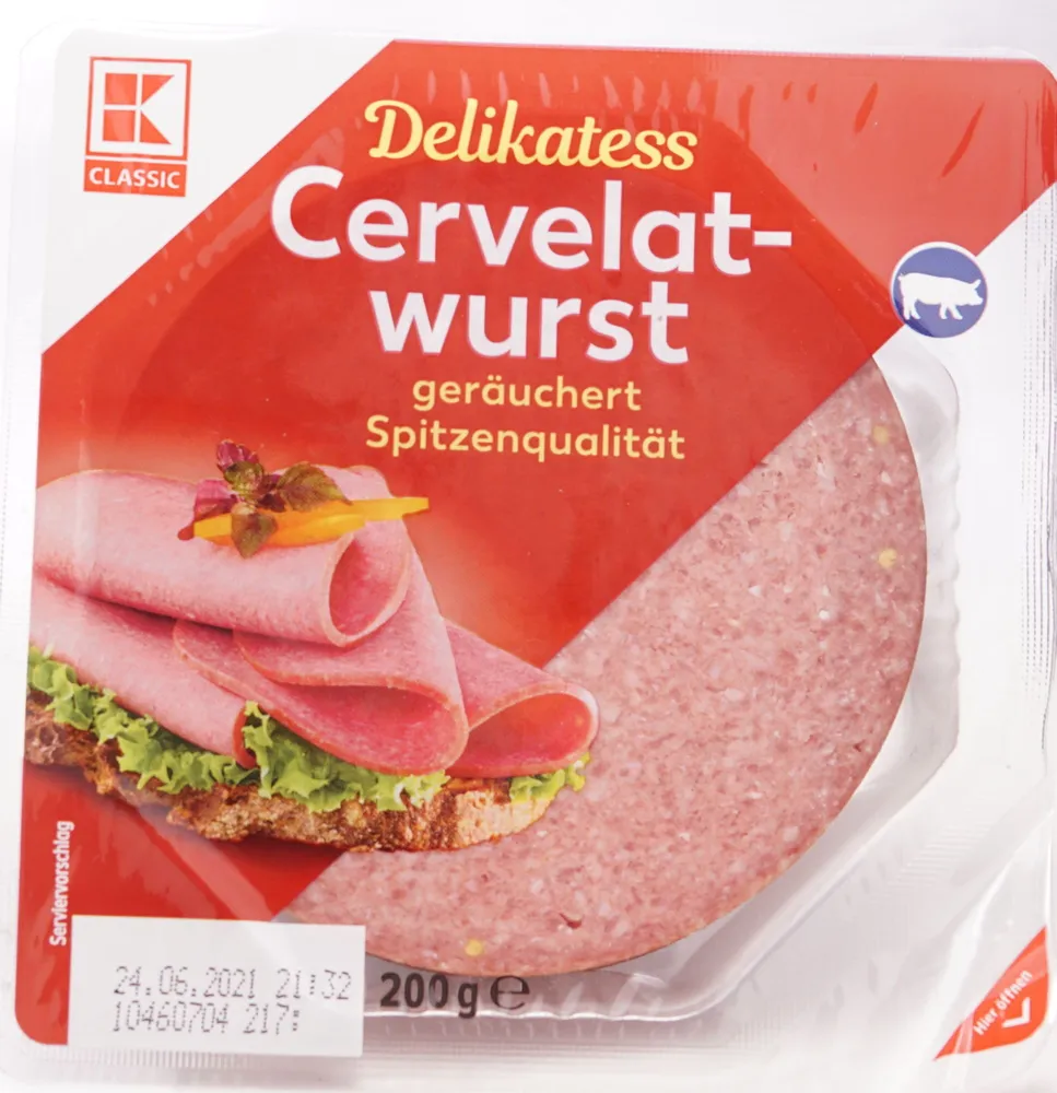Cervelatwurst geräuchert