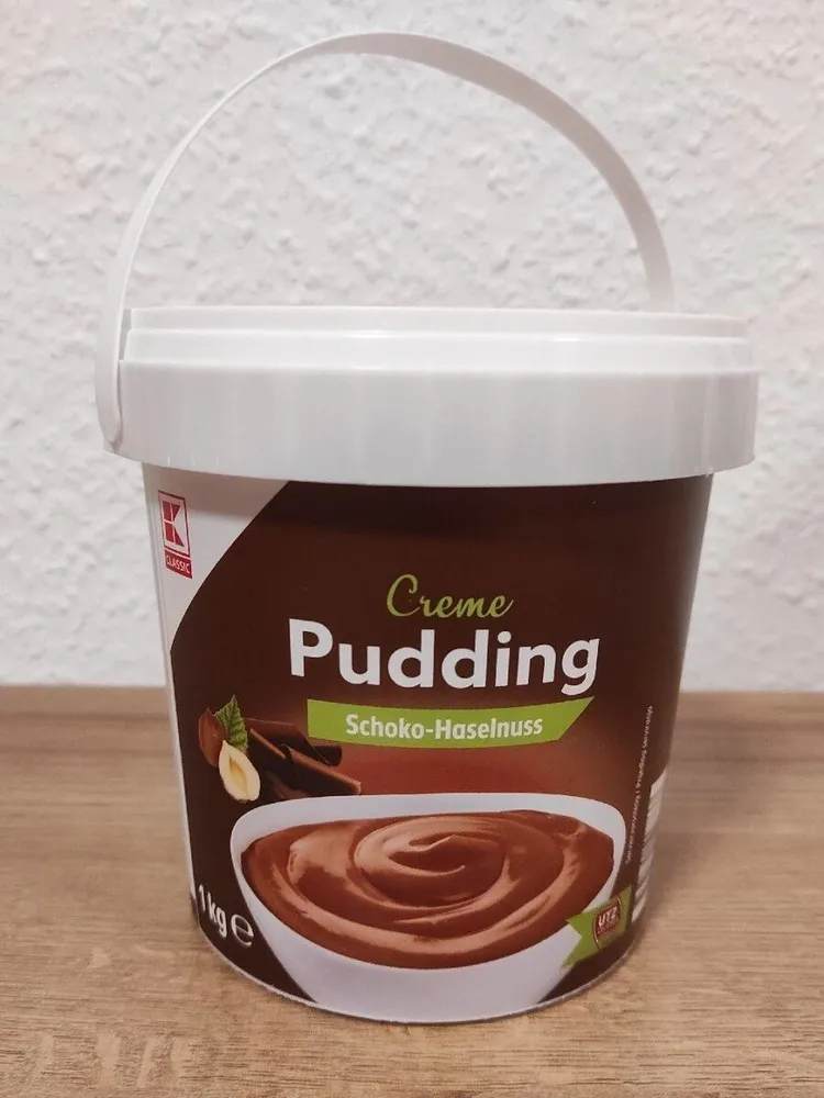 Creme Pudding Haselnuss
