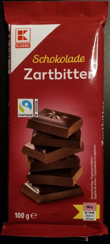 Schokolade Zartbitter