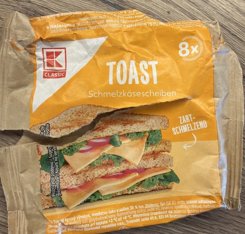 TOAST Schmelzkäsescheiben