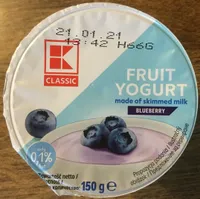 Fruit Yoghurt Blueberry