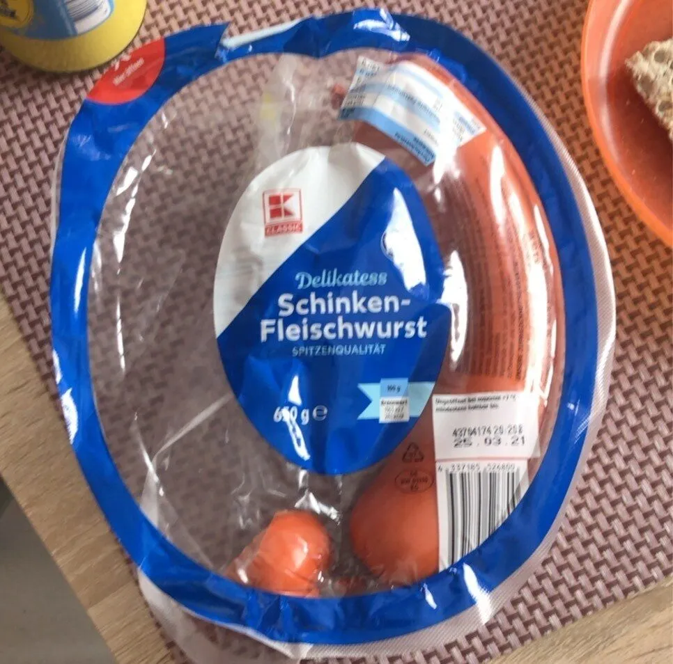 Delikates Schinken fleischwurst