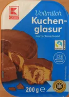 Vollmilch Kuchenglasur zartschmelzend