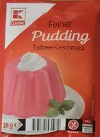 Feiner Pudding Erdbeer-Geschmack