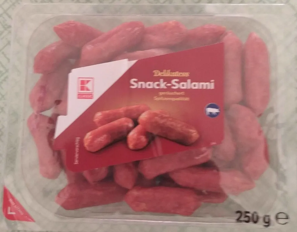 Delikatess Snack-Salami, geräuchert