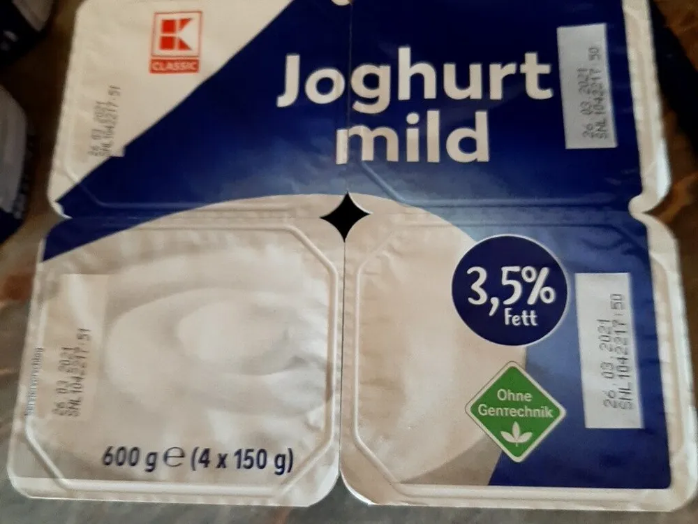 Joghurt mild 3,5% Fett natur