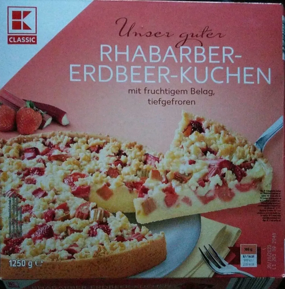 Rhabarber Erdbeer Kuchen