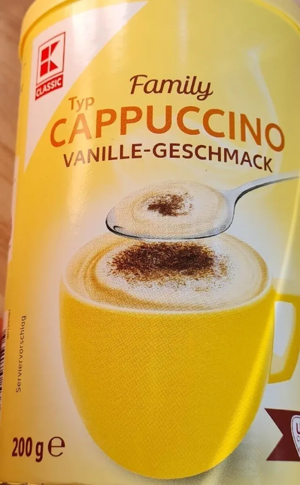 Family Typ Cappuccino Vanille-Geschmack
