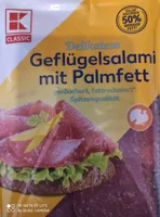 Geflügelsalami mit Palmfett