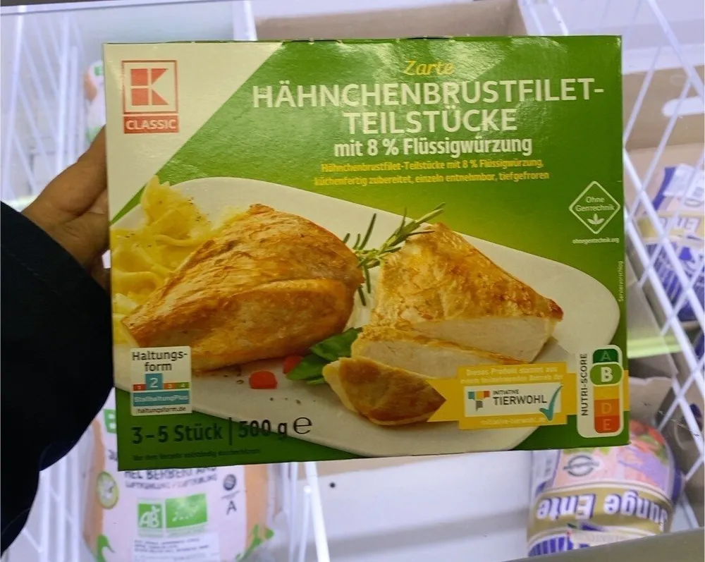 Hähnchenbrustfiletteilstücke