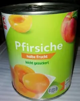 Pfirsiche halbe Frucht